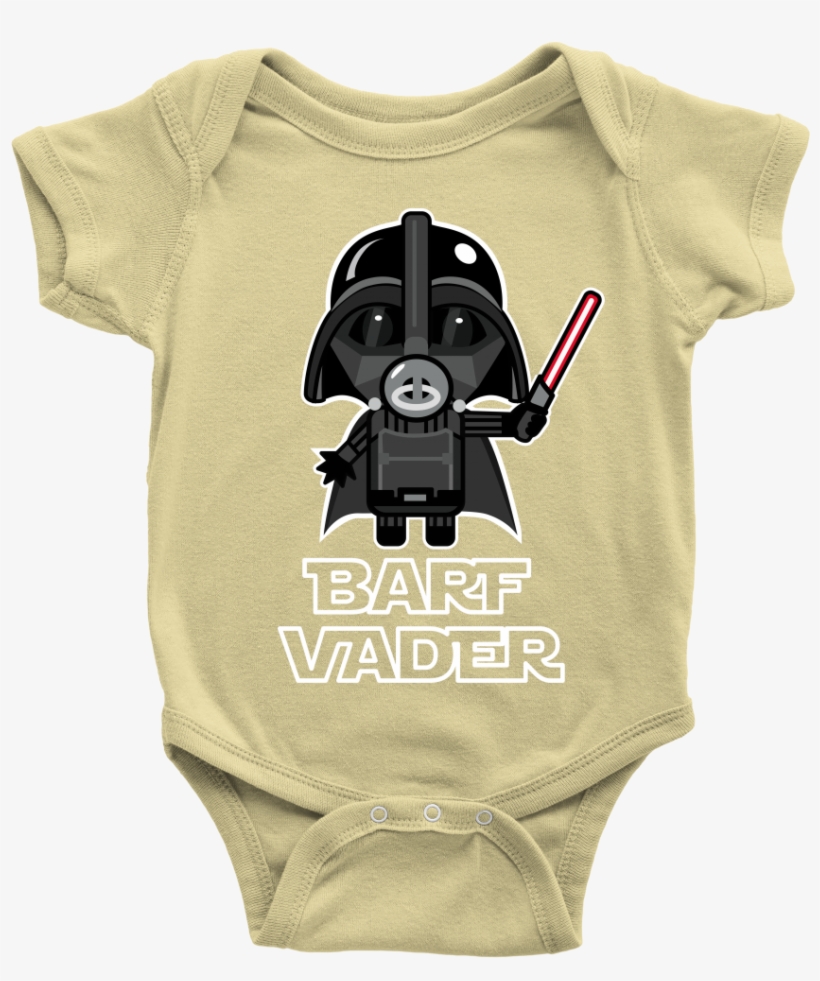 Barf Vader - Dinosaur Baby Onesie, transparent png #9297332