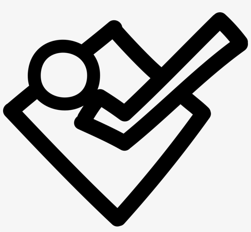 Foursquare Hand Drawn Logo Outline Comments, transparent png #9297789