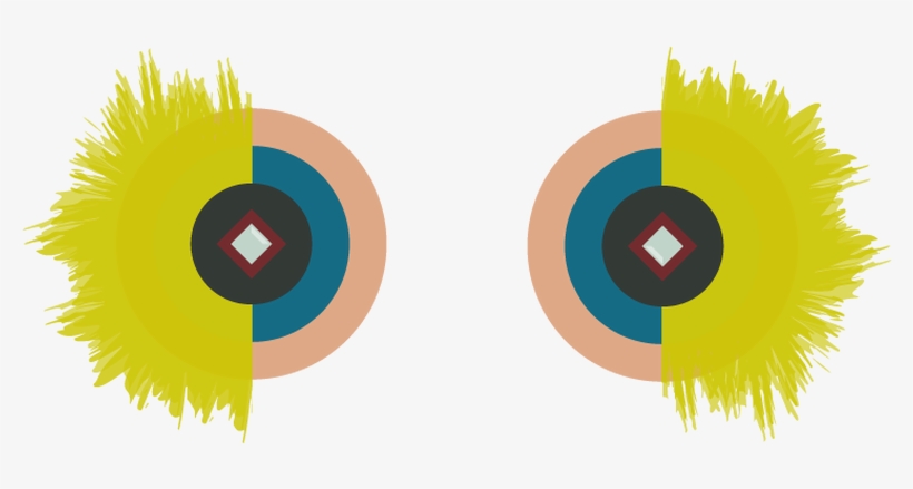 The Eyes Are The Most Iconic Element Of The Pieces - Circle, transparent png #9298133