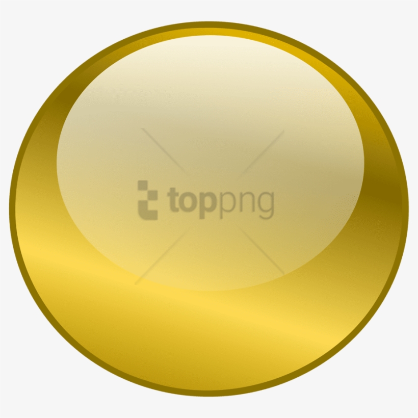 Free Png Gold Shiny Button Png Png Image With Transparent - Circle, transparent png #9299878