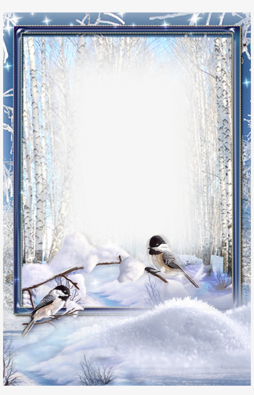 Pin By ธารารัตน์ วงค์นิธิกุล On Border - Transparent Winter Frame Png, transparent png #930248
