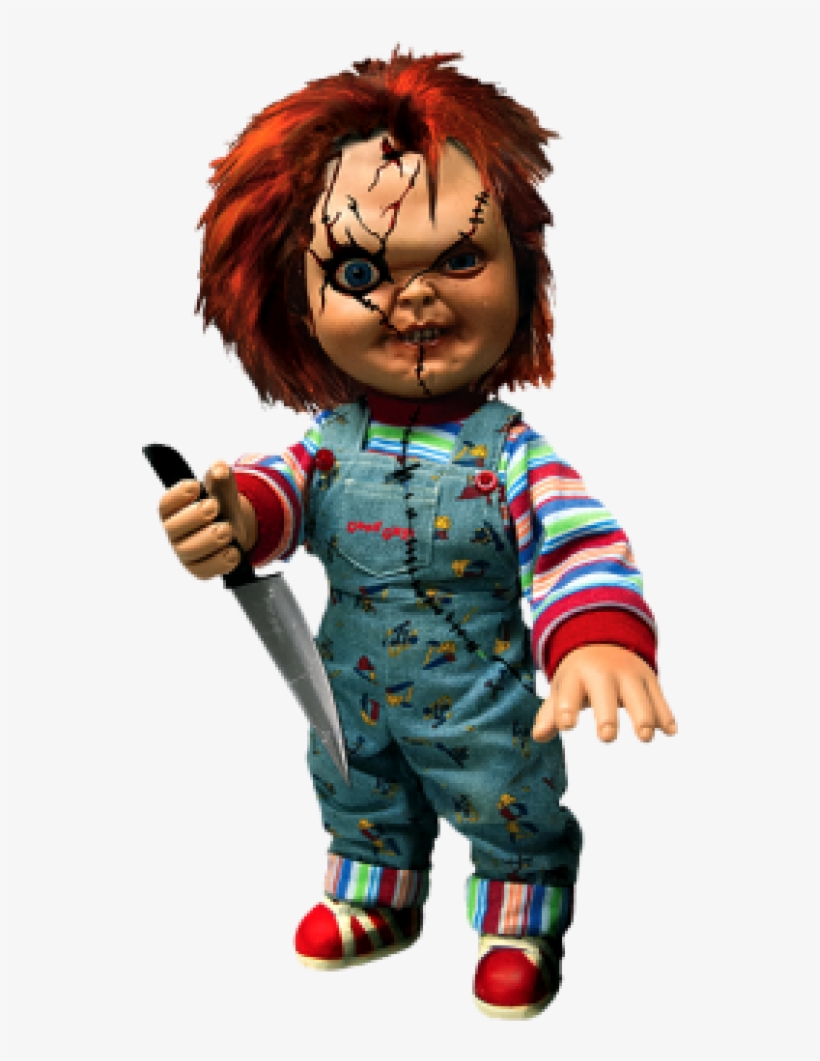 Chucky 15-inch Non Talking Doll - Mezco Toyz Chucky Child's Play 15" Action Figure, transparent png #930416