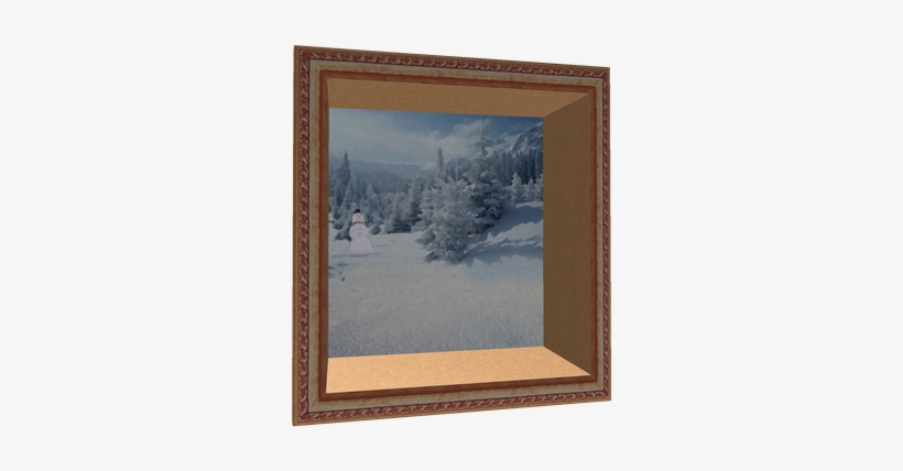 Portrait Of A Hero On A Snow Day - Picture Frame, transparent png #930524