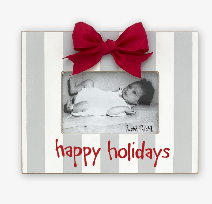 Happy Holidays Snow - Child Is Born Cream Picture Frame, transparent png #930708