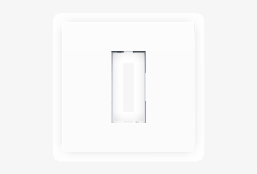 Snow White Modular Plates With Base Frame 1 Module - Parallel, transparent png #930736