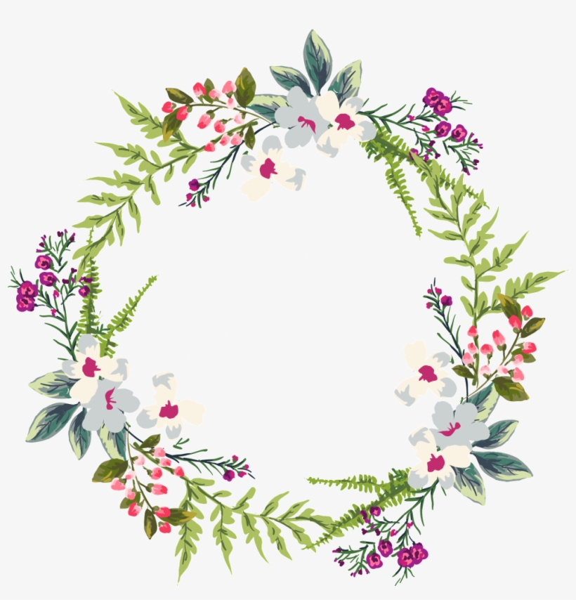 Elegant Transparent Watercolor Garland Free Download - Floral Quote I Have Faith Motivational Inspirational, transparent png #930792