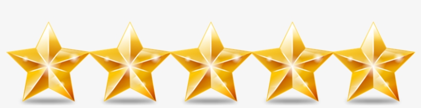 Five Star Transparent Golden Five Star Rating Free