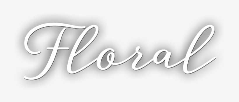 Bella Flora Of Dallas Is An Innovative, Full-service - Calligraphy, transparent png #931188
