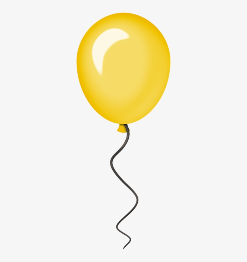 Balloon Clipart, Clipart Boy, Vector Clipart, Birthday - Yellow Balloon Clipart Png, transparent png #931298
