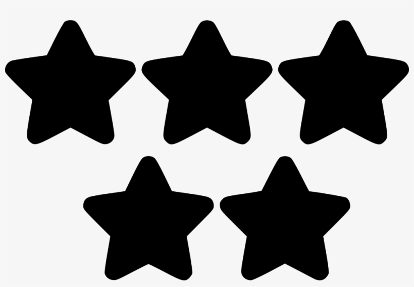 Five Stars Comments, transparent png #931362