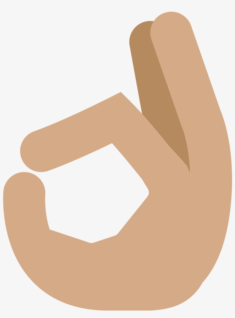 Ok Hand Sign - Ok Hand Emoji Twitter, transparent png #931816