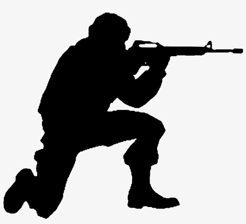Soldier Crouching Emblem Bo - Wiki, transparent png #931968