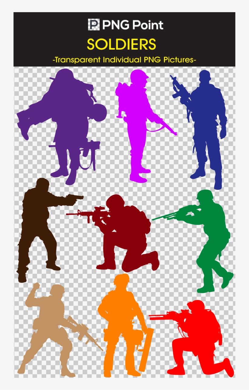 Silhouette Images, Icons And Clip Arts Of Military - Faith To Move The Mountain Of The Heart [book], transparent png #931989