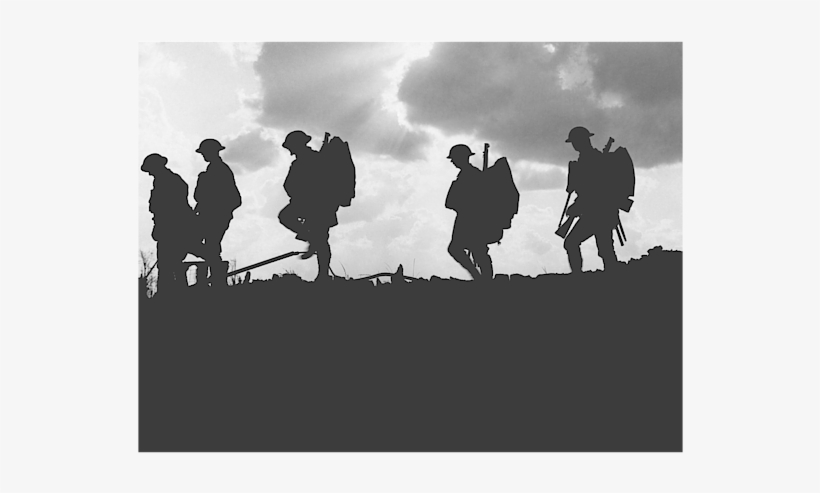 Click And Drag To Re-position The Image, If Desired - World War 1 Silhouette, transparent png #932122