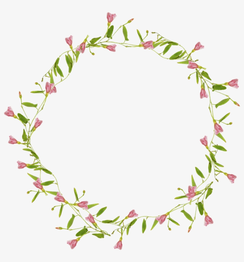 Flower Circle Purple Clip Art - Flower Circle Border Png, transparent png #932157