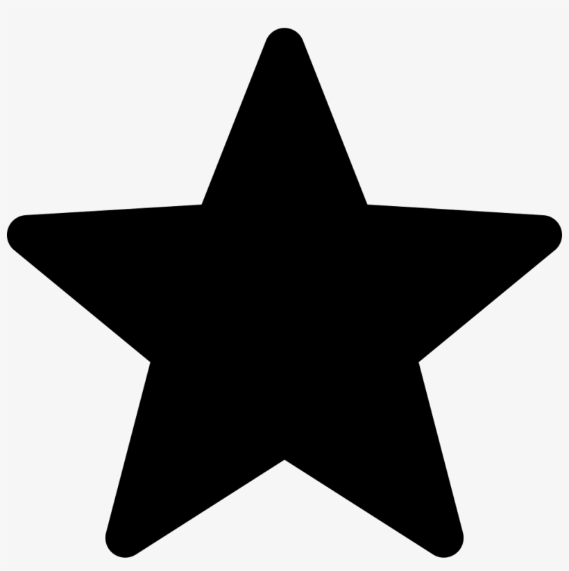 Solid Five Stars - Favorite Icon, transparent png #932184