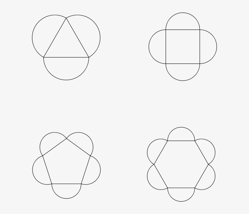 Half Circle Supreme Polygons Angles Clipart Png For, transparent png #932449