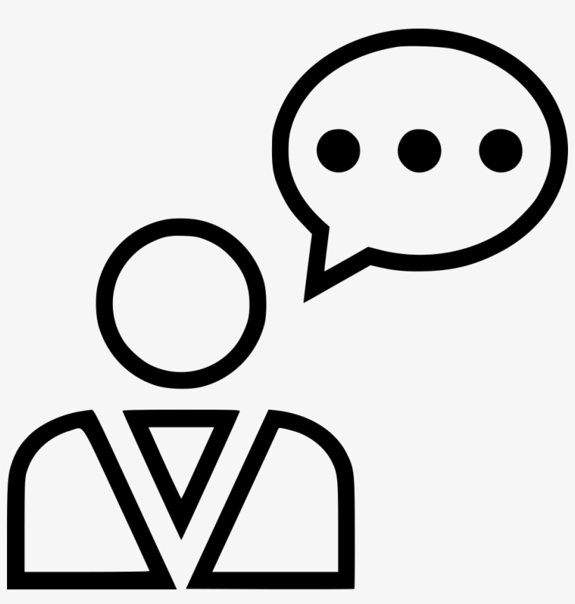 Chat Bubble Conversation Talk User Profile Man Comments - Portable Network Graphics, transparent png #932683