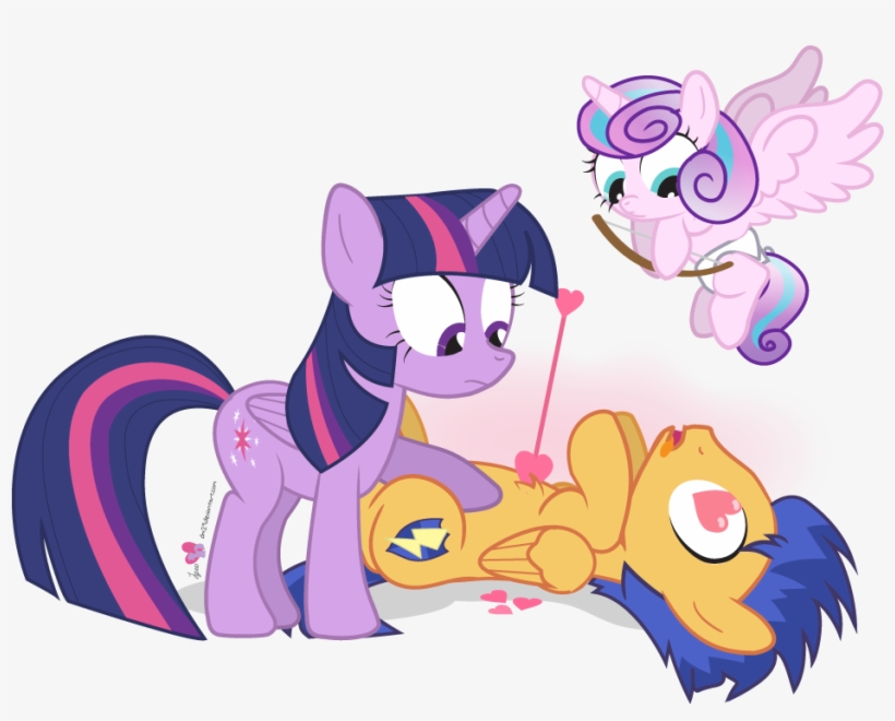Dm29, Bow And Arrow, Bow , Cupid, Cute, Dead, Diaper, - Mlp Flash And Flurry Heart, transparent png #932835