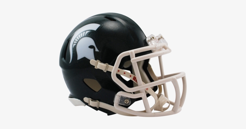 Michigan State Spartans Ncaa Speed Mini Helmet - Michigan State Mini Helmet, transparent png #933117