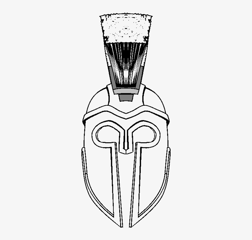 Roman Helmet Drawing » Kortnee Kate Photography - Spartan Helmet Outlines, transparent png #933514