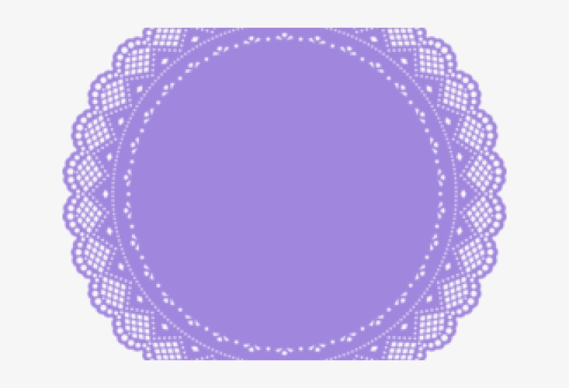 Purple Clipart Doily - Mk Photography, transparent png #933590