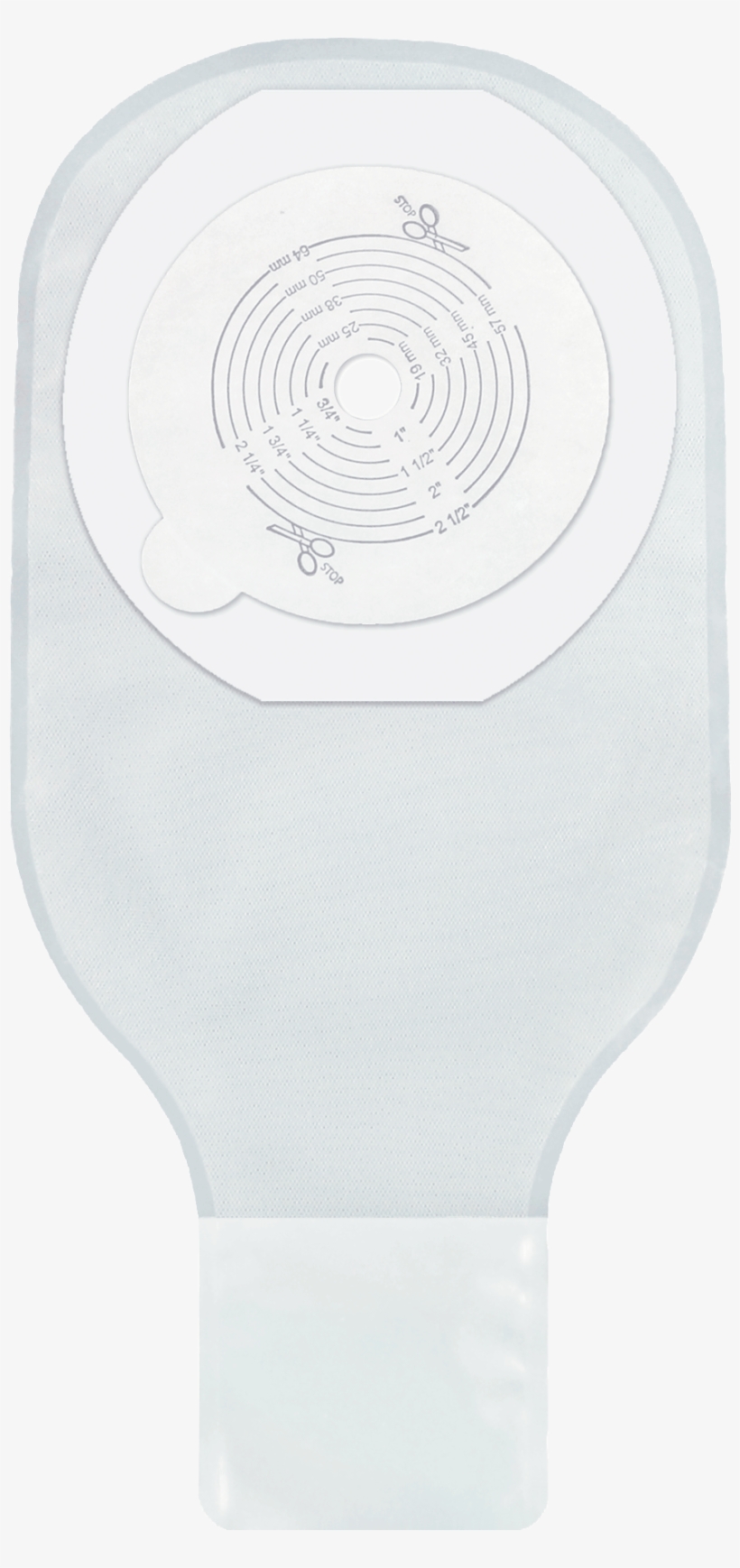 Securi T Usa 12" 1 Piece Drainable Pouch Tape Collar - Label, transparent png #933942