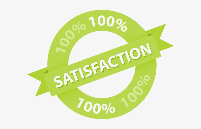 Satisfaction-banner - Graphic Design, transparent png #934107