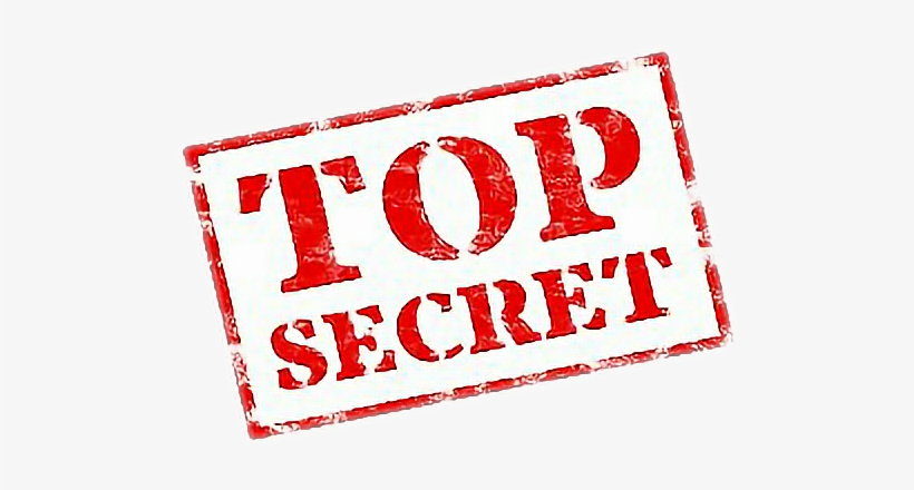 Report Abuse - Top Secret Stickers, transparent png #934209