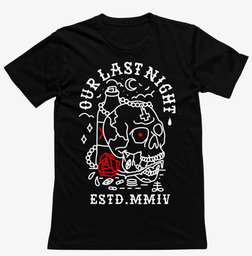 Black Skull Tee - Julian Cope Drunken Songs, transparent png #935231