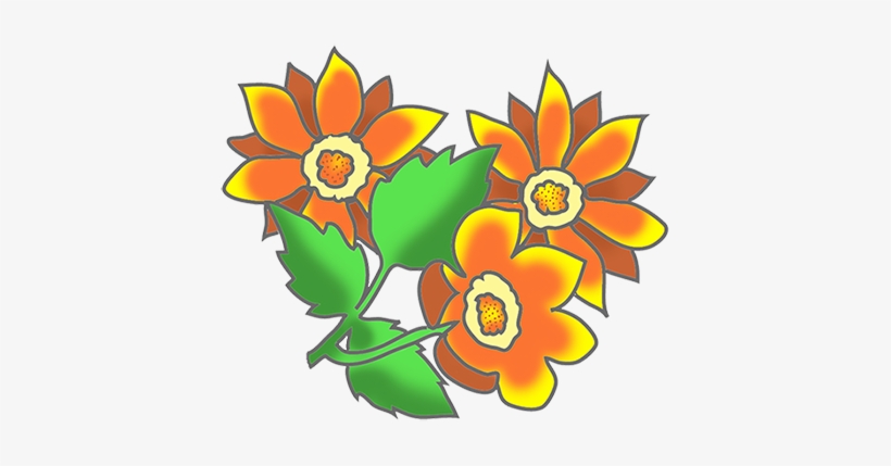 Buttercups Clipart, Orange Flowers - Clip Art, transparent png #935335