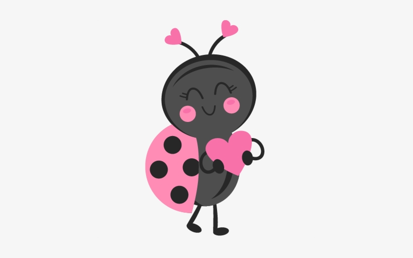 Valentine Ladybug Svg Scrapbook Cut File Cute Clipart - Valentine Ladybug Clip Art, transparent png #935353