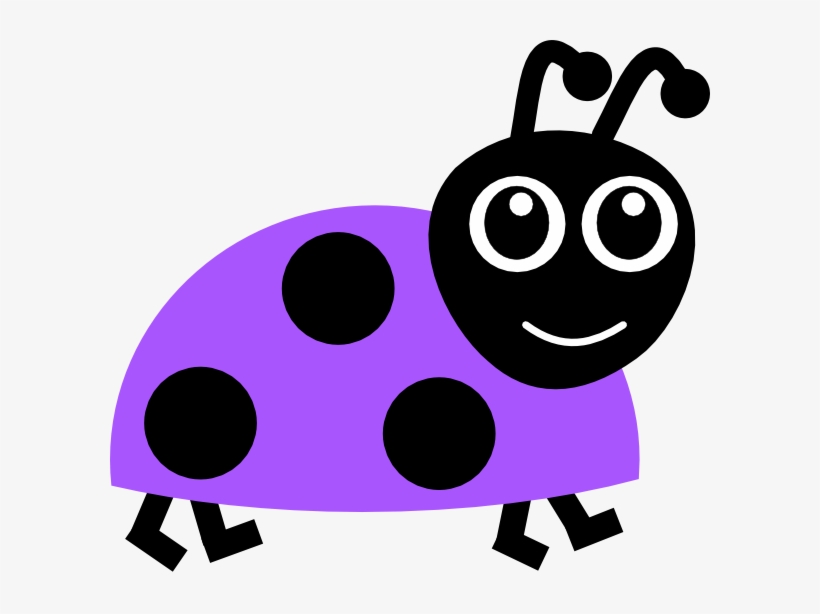 Ladybug Clipart Purple - Purple Ladybug Clipart, transparent png #935486