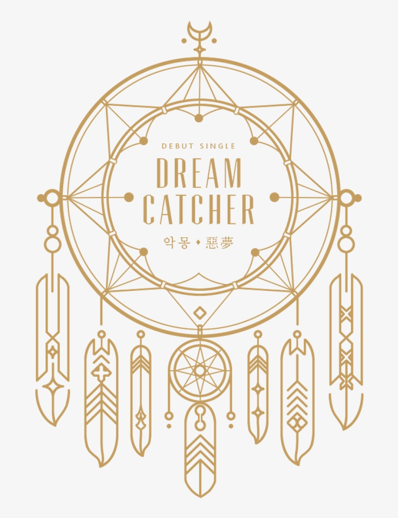 Dreamcatcher Debut Debutsingle Png Kpop Girlgroup - Dream Catcher Kpop Logo, transparent png #935739