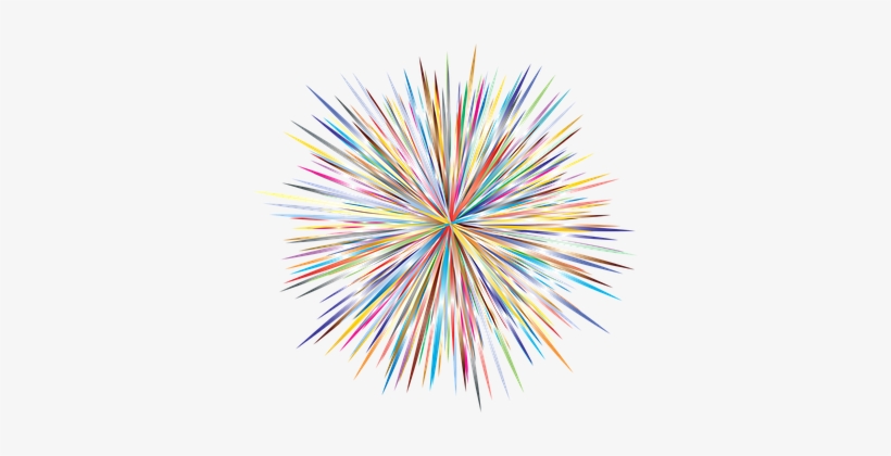Explosion, Explode, Colorful, Abstract - Feu D Artifices Png, transparent png #935797