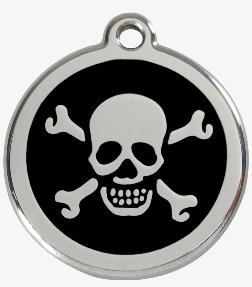 1xbbm, 9330725003699, Image - Red Dingo Dog Collar Tag Skull Design Black, transparent png #935800