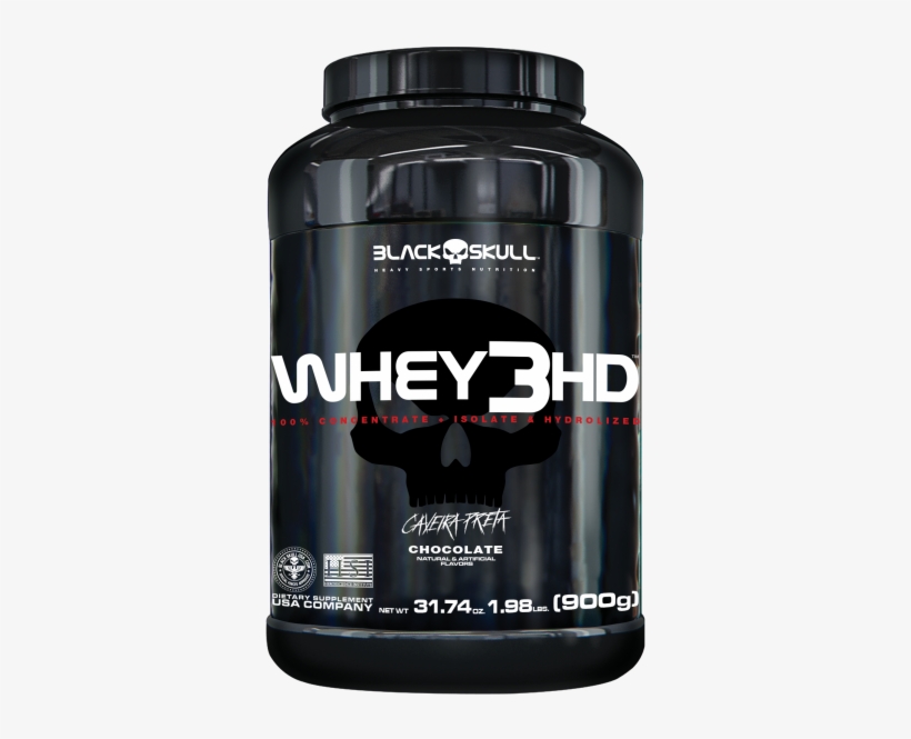 Whey 3hd Black Skull, transparent png #935887