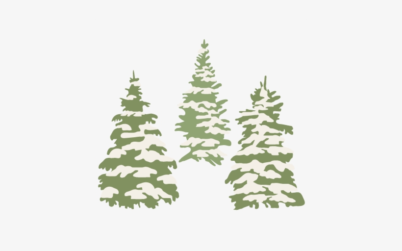 Download Winter Tree Set Svg Scrapbook Title Winter Svg Cut Winter Pine Trees Png Free Transparent Png Download Pngkey