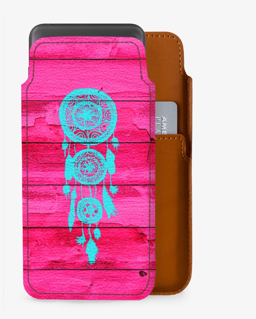 Dailyobjects Hipster Teal Dreamcatcher Girly Pink Fuchsia - Hipster Teal Dreamcatcher Girly Pink Fuchsia Wood Iphone, transparent png #936282