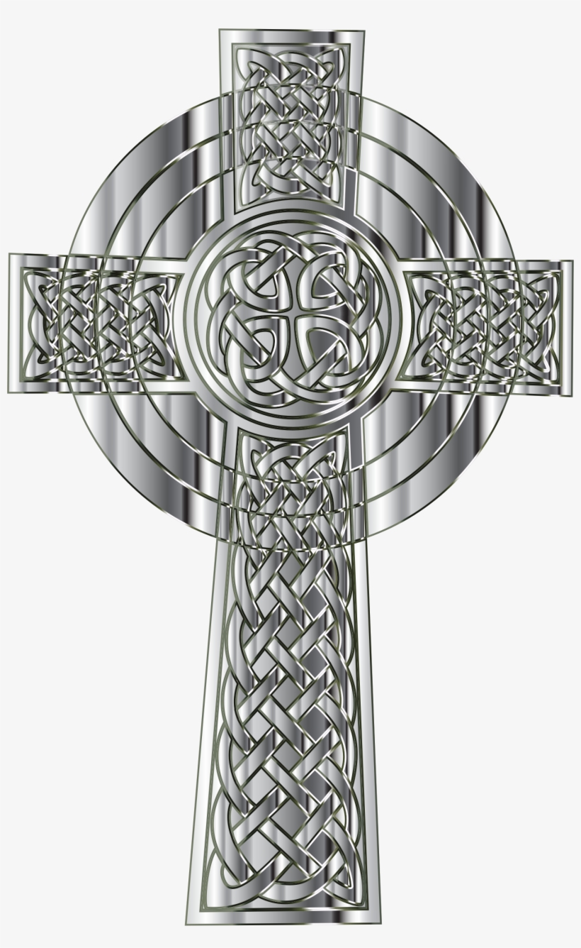 This Free Icons Png Design Of Chrome Celtic Cross, transparent png #936491