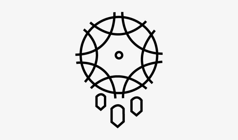 Icon Set For A Dream Catcher - Dreamcatcher Minimalist Logo, transparent png #936565
