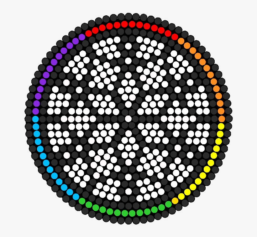 Circle Dream Catcher Perler Bead Pattern / Bead Sprite - Easy Pixel Art Dreamcatcher, transparent png #936597