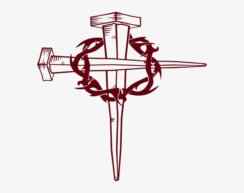 Christian Cross Download Transparent Png Image - Crown Of Thorns Cross, transparent png #936670