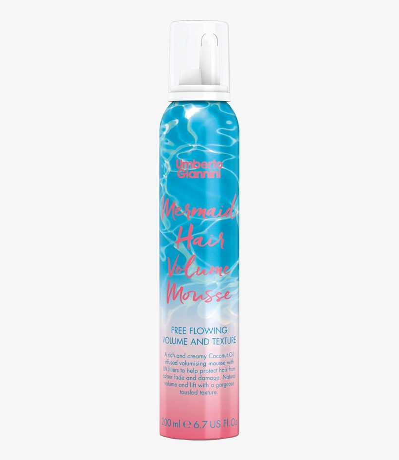 Mermaid Hair Vegan Volume Mousse - Catch A Wave Umberto Giannini Review, transparent png #937685