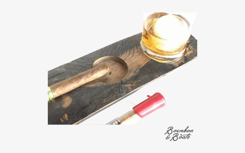 Bourbon Barrel Cigar Ashtray & Rocks Glass Stave Image - Ashtray, transparent png #937826