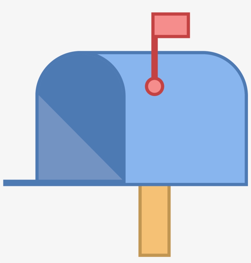 Open Mailbox Png - Mailbox Flag Up, transparent png #937952