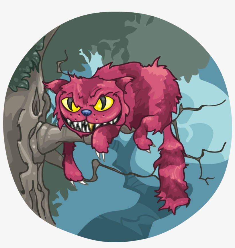 Cheshire Cat - Cartoon, transparent png #938818