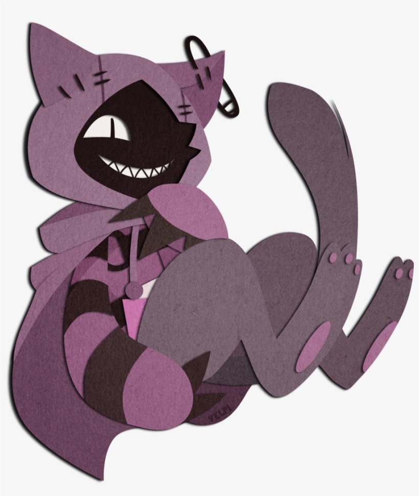 「 Yɪᴘᴇ 」 - Cheshire Cat Neko Minecraft Skin, transparent png #938841