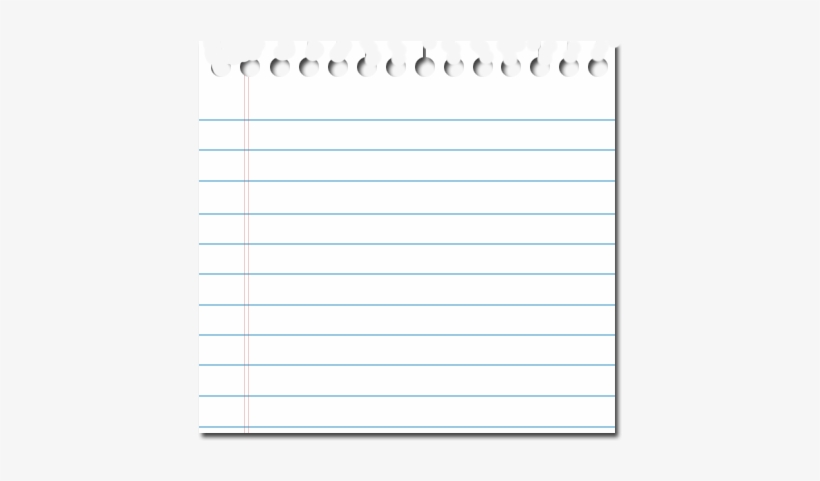 Torn Note Paper Png - Transparent Notebook Paper Png, transparent png #938871