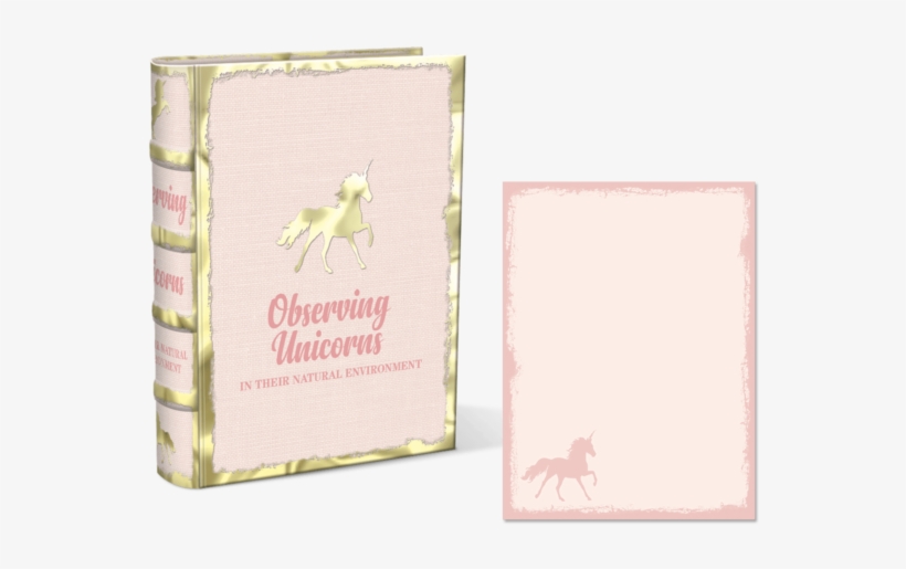 Observing Unicorns Book Box Note Paper - Deer, transparent png #938954